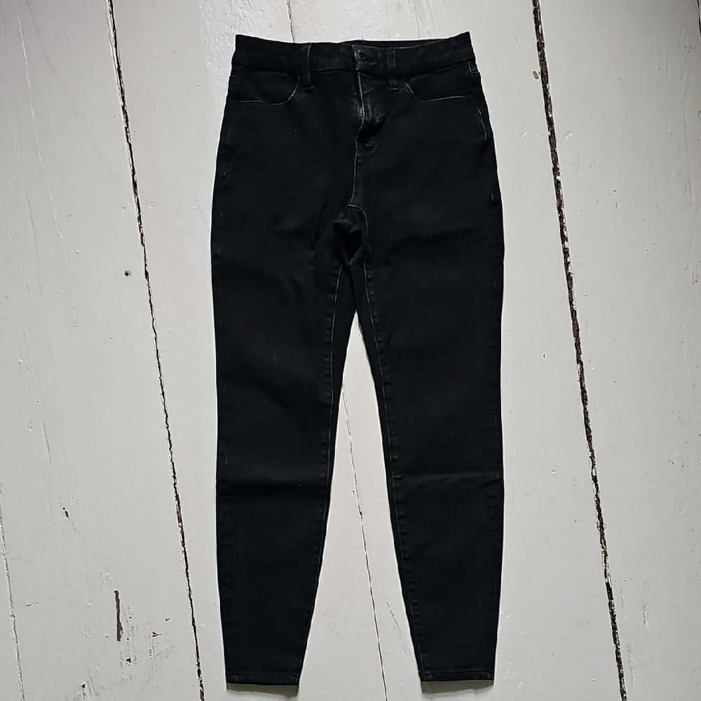American Eagle Outfitters Black Skinny Jeans High-Rise